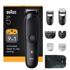 Braun All-in-One Series 5 AIO5540 Trimmer - Versatile, Stylish, and Efficient Grooming Tool in Black